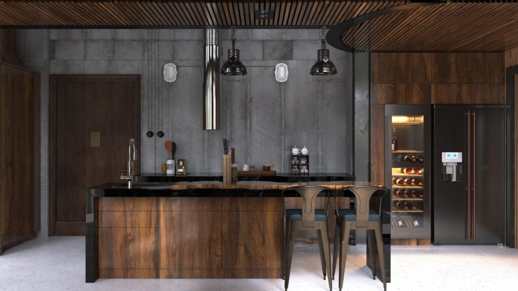 cocinas de estilo industrial _Cocinas Zurione